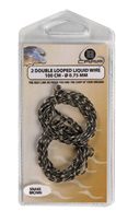 B-Carp Liquid Wire Double Looped Leaders 2 x 1m – 40 lb – 0,75 mm Snake Brown