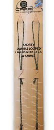 Shorty Double Looped Liquid Wire & Swivel – 2pcs – 30 cm