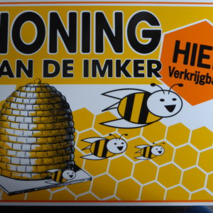 bijenhof bord : echte honing
