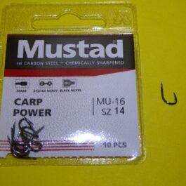 Mustad: Carp power MU 16 (10 st)