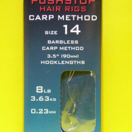 Dre: Pushstop hair rigs “carp method barbless”