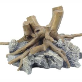 Driftwood with rock 29 x 22 x 19 cm