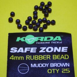 Korda rubber beads 4 mm brown