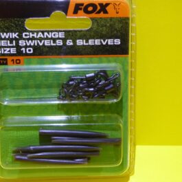 FOX CAC324: Kwik Change heli swivels & sleeves Size 10