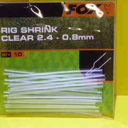 fox  Rig shrink tube clear 2,4 – 0,8