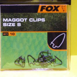 FOX CAC279 Maggot clips size 8