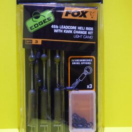 FOX CAC573 45 lb leadcore heli rigs with kwik change  kit light