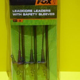 FOX CAC328 Leadcore leaders with safety sleeves