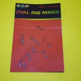 E.S.P. : Oval rig rings (20 st) 4.5 mm